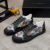 chaussure armani sneakers graffiti noir